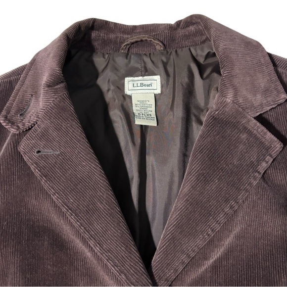 L. L. Bean Woman’s Corduroy Blazer, Brown. Medium? - Picture 8 of 11